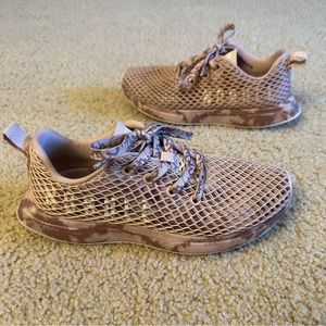 NOBULL Beige Mesh Athletic Shoes